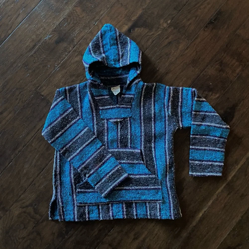 Vintage Baja Drug Rug Hoodie (SIZE SMALL) AUTHENTIC - Picture 2 of 5